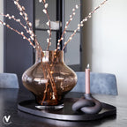 Vase The World dienblad Bariri black, metalen decoratie tray, 50 x 40 cm