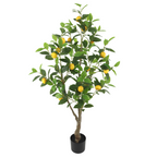 Kunst Citroenboom 130 cm, Groen Geel