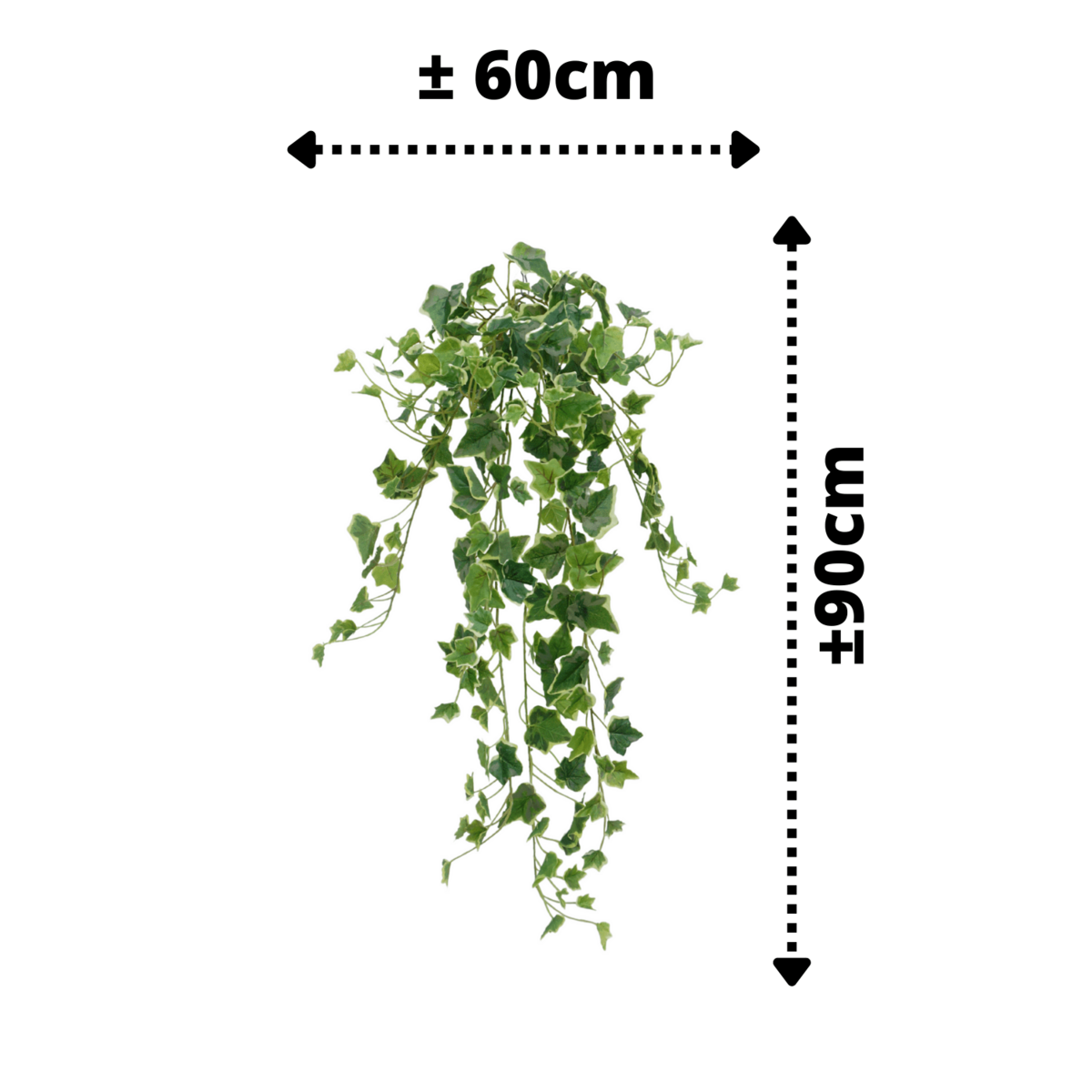 Hedera Kunst Hangplant 90 cm, Groen