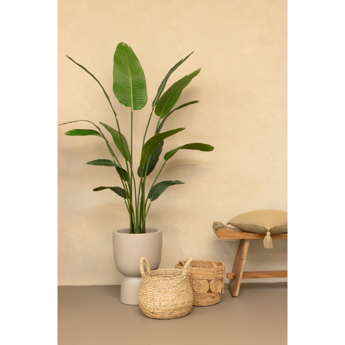 Strelitzia Kunstplant 160 cm, Groen