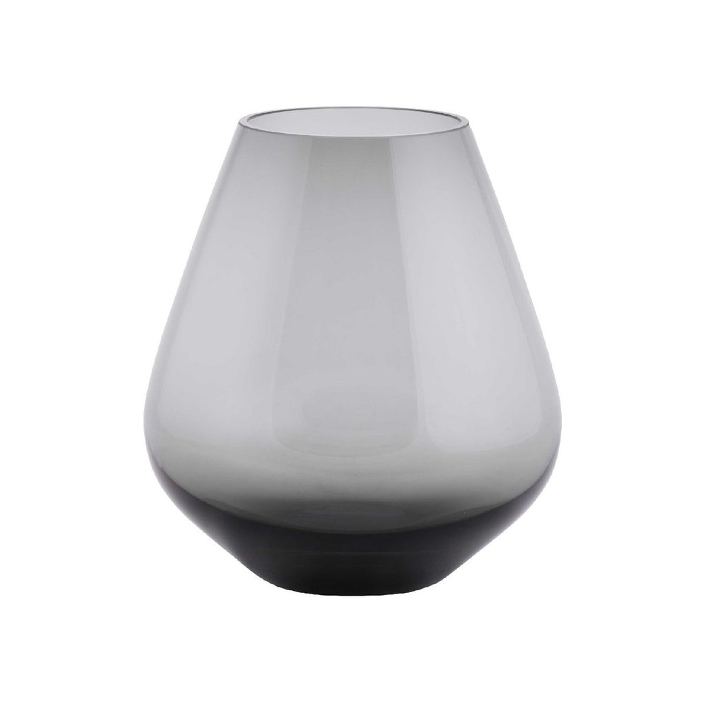 Tasman vaas grey, mondgeblazen glas, Vase The World