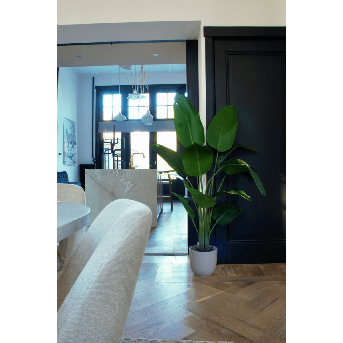Strelitzia Kunstplant 160 cm, Groen
