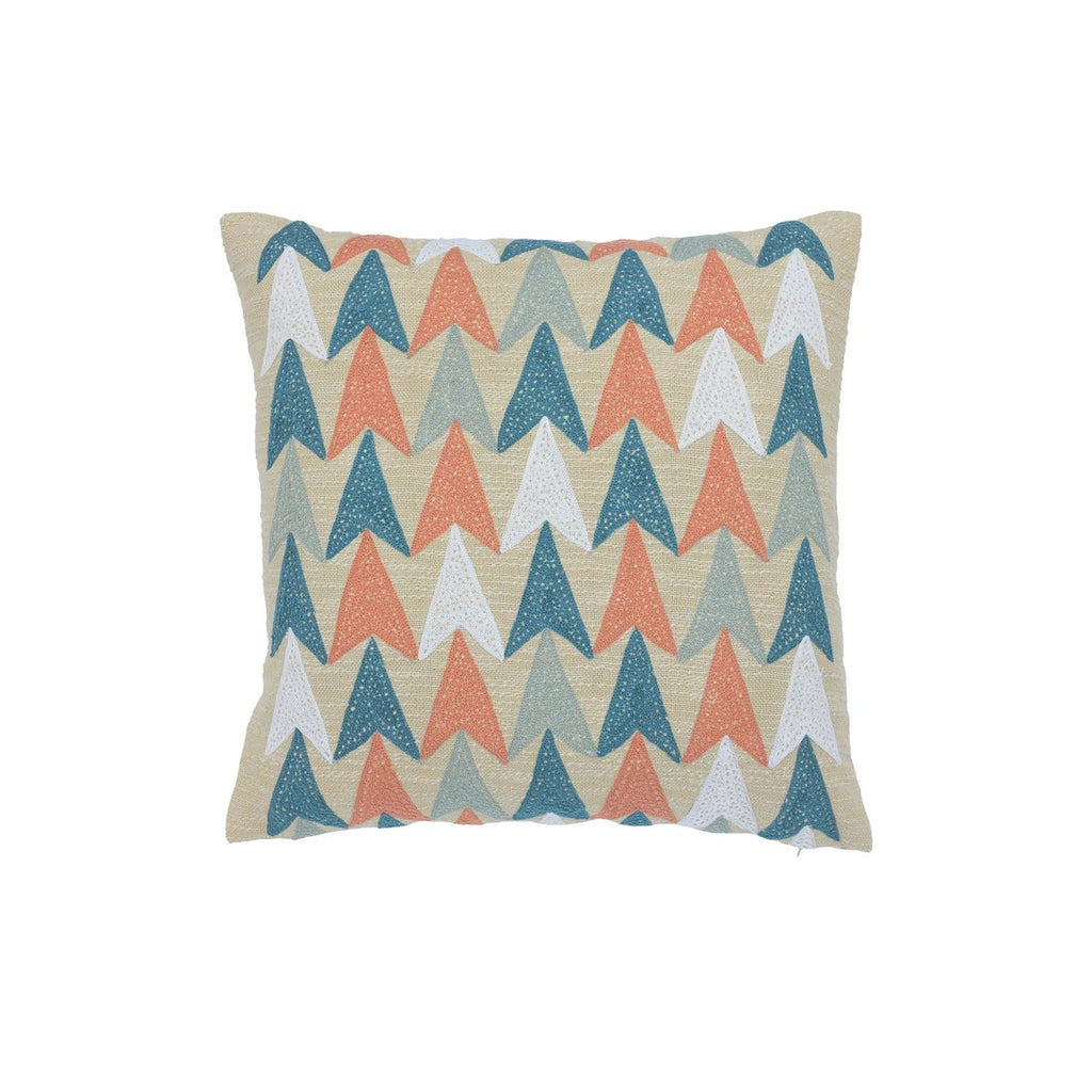 Triava kussenhoes, retro driehoekpatroon multicolour, 45x45 cm of 50x50 cm, Urbane Hide