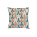 Triava kussenhoes, retro driehoekpatroon multicolour, 45x45 cm of 50x50 cm, Urbane Hide