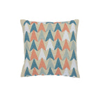 Triava kussenhoes, retro driehoekpatroon multicolour, 45x45 cm of 50x50 cm, Urbane Hide