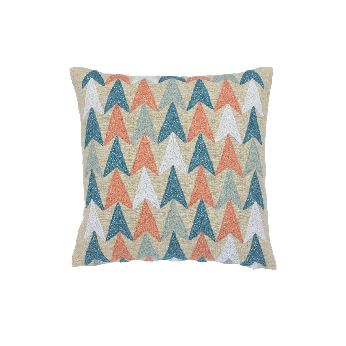 Triava kussenhoes, retro driehoekpatroon multicolour, 45x45 cm of 50x50 cm, Urbane Hide