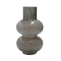 Alima Elite vaas, grijs glas met luchtbellen, Vase The World