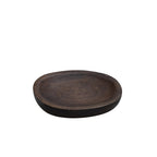 Vase The World dienblad Foster walnut, houten deco tray, Ø14 tot Ø24 cm (XS tot L)