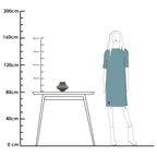 Ruvuma vaas grey, mondgeblazen glas, Vase The World