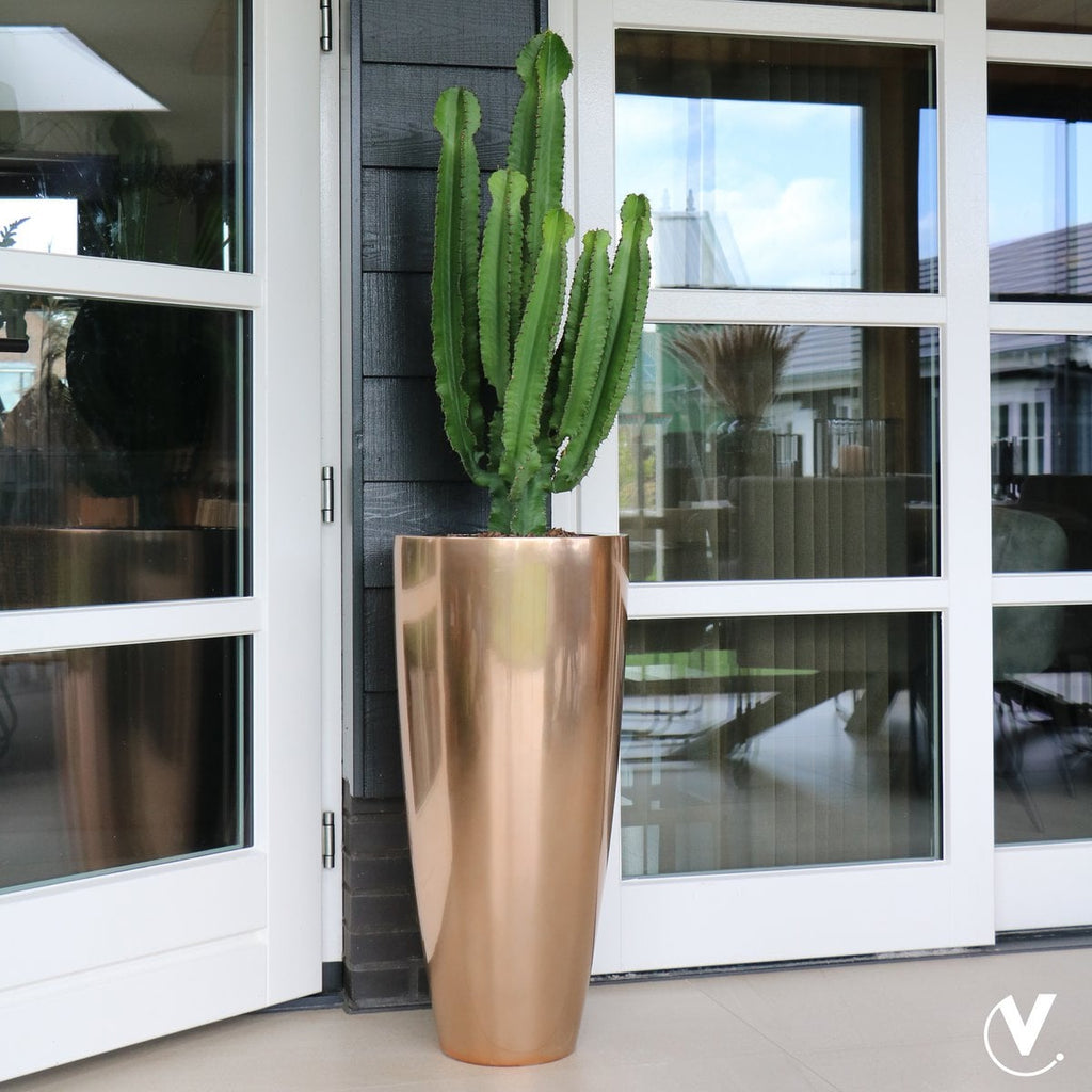 Plantenpot Kentucky Copper, Hoog Model, Vase The World