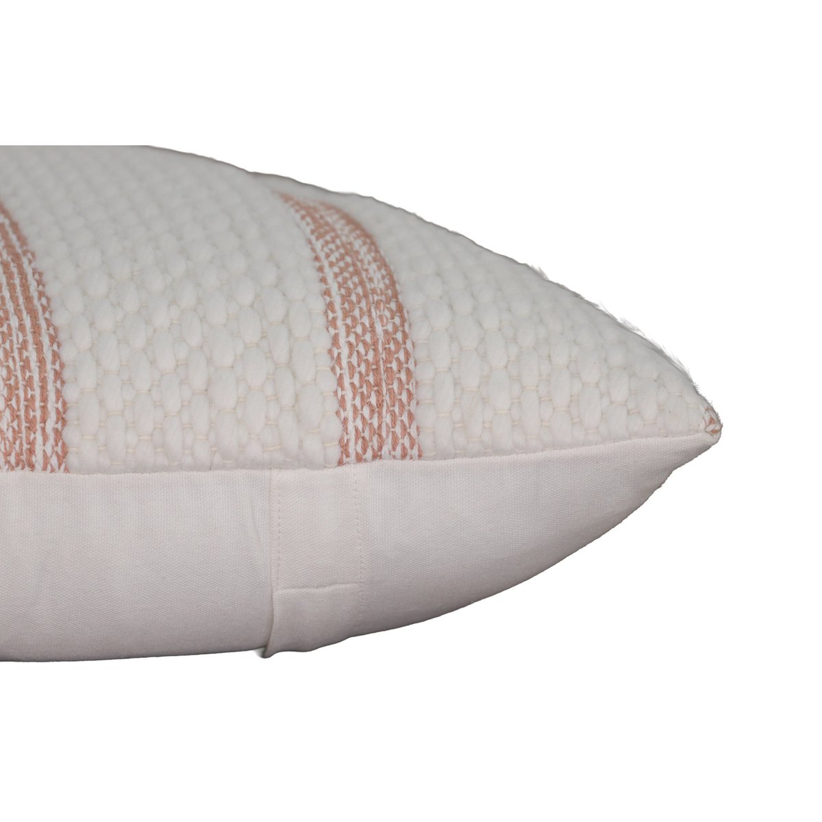 Linvera kussenhoes, wit met beige strepen, 45x45 cm of 50x50 cm, Urbane Hide