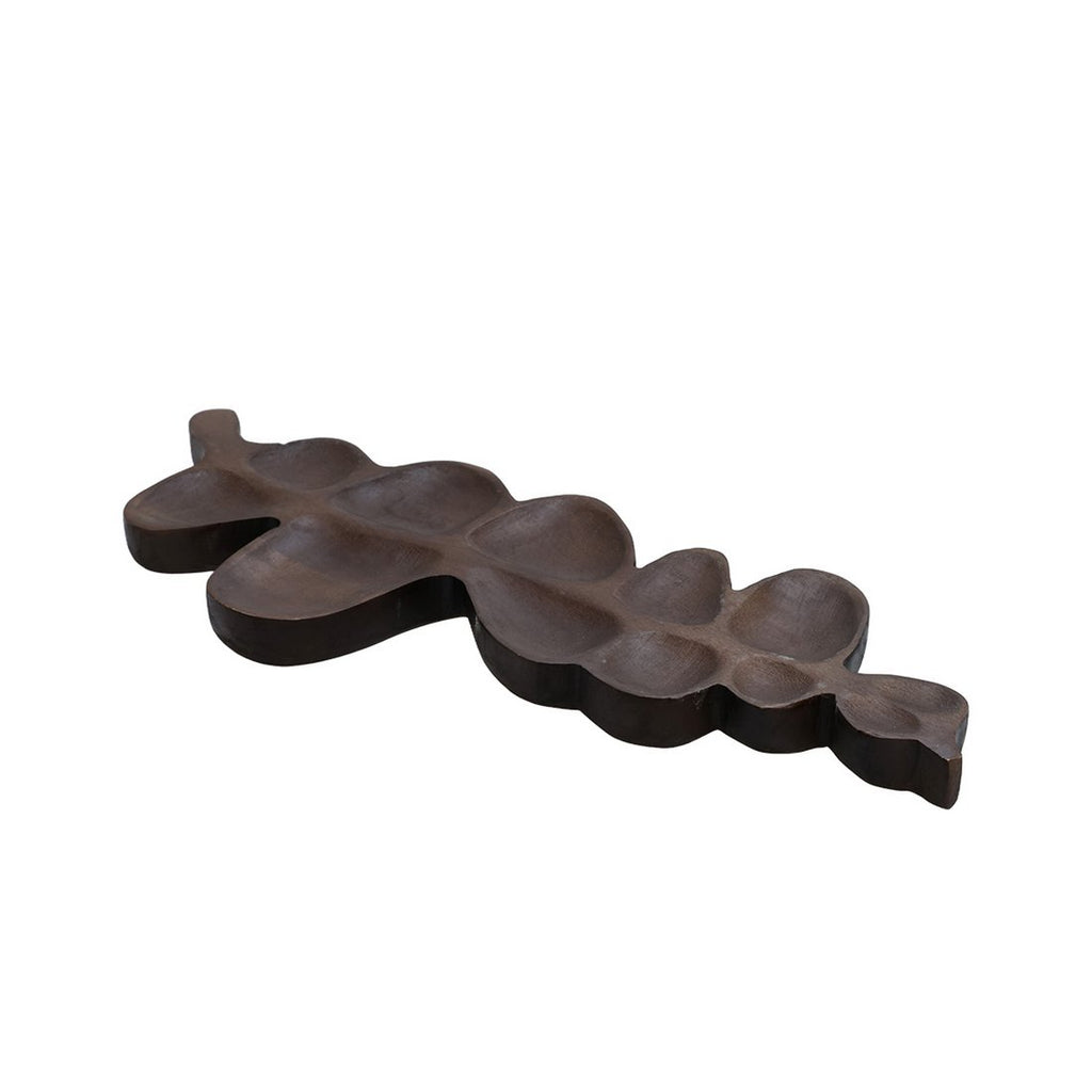 Vase The World Deco Keystone walnut, houten decoratieschaal, 45 cm