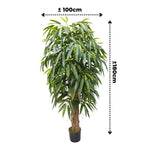 Longifolia Kunstplant 180 cm, Groen