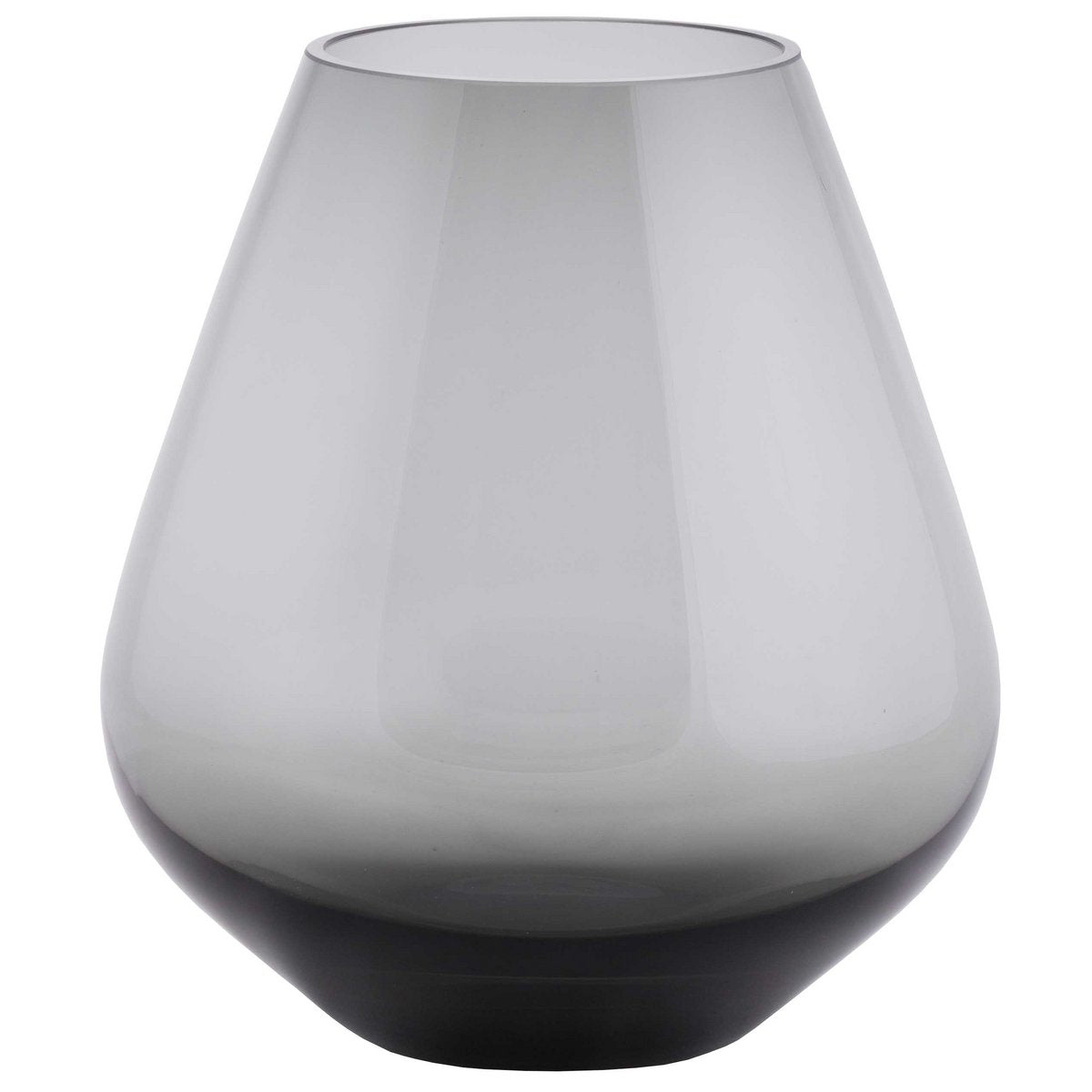 Tasman vaas grey, mondgeblazen glas, Vase The World