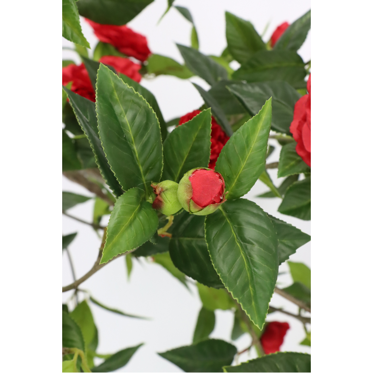 Japanse Roos Kunstplant 155 cm (Camellia), Rood