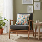 Triava kussenhoes, retro driehoekpatroon multicolour, 45x45 cm of 50x50 cm, Urbane Hide