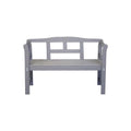 Tuinbank Friesenbank van FSC grenenhout grijs, 113 x 40 x 75 cm