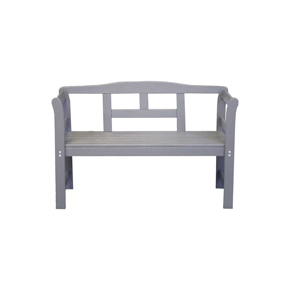 Tuinbank Friesenbank van FSC grenenhout grijs, 113 x 40 x 75 cm