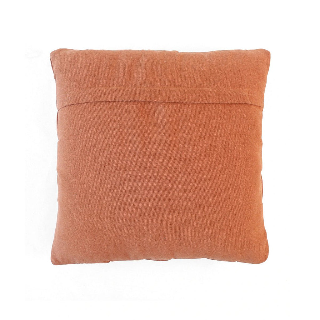Brunetta kussenhoes 45x45 cm, gevlochten breisel in auburn katoen, Urbane Hide