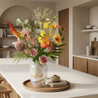 Artificial Flower Bouquet - Tropical Chic Deluxe - Real Touch - 13 Stems - ↑ 105 Cm
