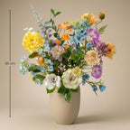 Artificial Flower Bouquet - Soft Spring Deluxe - Real Touch - 18 Stems - ↑ 85 Cm