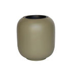 Plantenpot Lampang Pebble Grey, Met Uitneembare Binnenpot,  Ø33 x H36,5 cm /of/ Ø43,5 x H48 cm, Vase The World