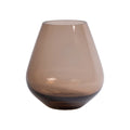 Tasman vaas taupe, mondgeblazen glas, Vase The World