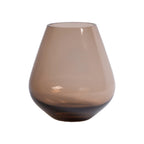 Tasman vaas taupe, mondgeblazen glas, Vase The World