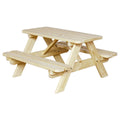 SenS Line Jimmy kinder picknickbank van grenenhout, H55 x 90 x 90 cm
