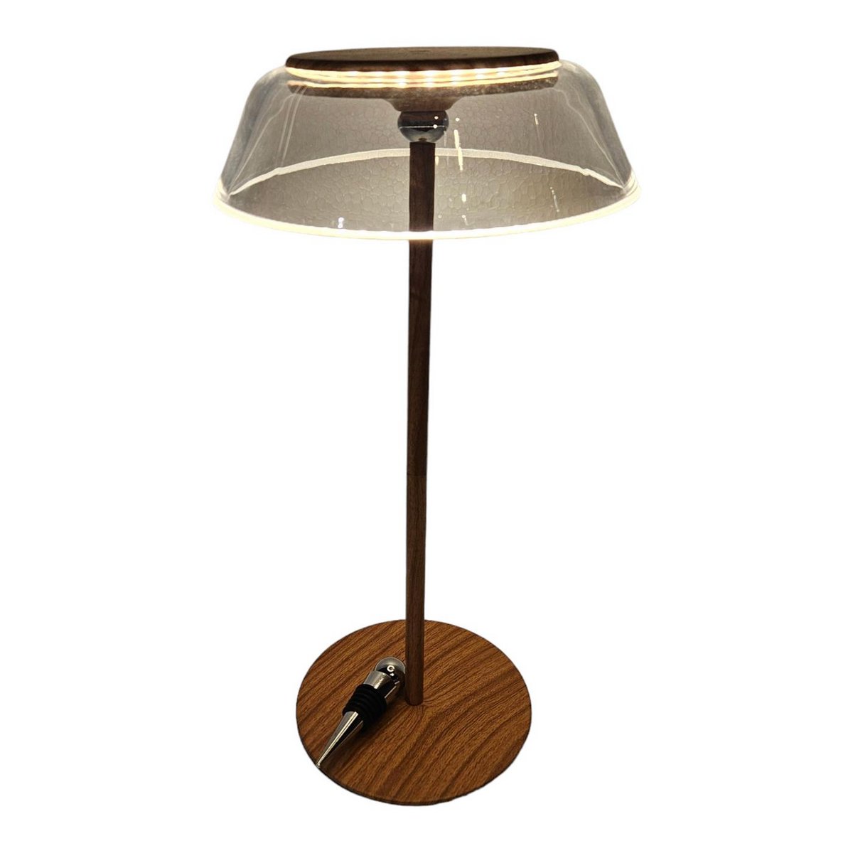 Oplaadbare LED Tafellamp USB, Ø16,5 x H33,5 cm