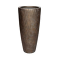 Plantenpot Java S Stripe Dark Rustic, Ø38 x H80 cm, Vase The World