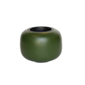 Plantenpot Phuket Green, Met Uitneembare Binnenpot, Ø34,5 x H26 cm /of/ Ø45,5 x H34,5 cm, Vase The World