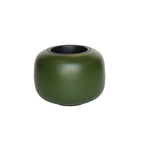 Plantenpot Phuket Green, Met Uitneembare Binnenpot, Ø34,5 x H26 cm /of/ Ø45,5 x H34,5 cm, Vase The World