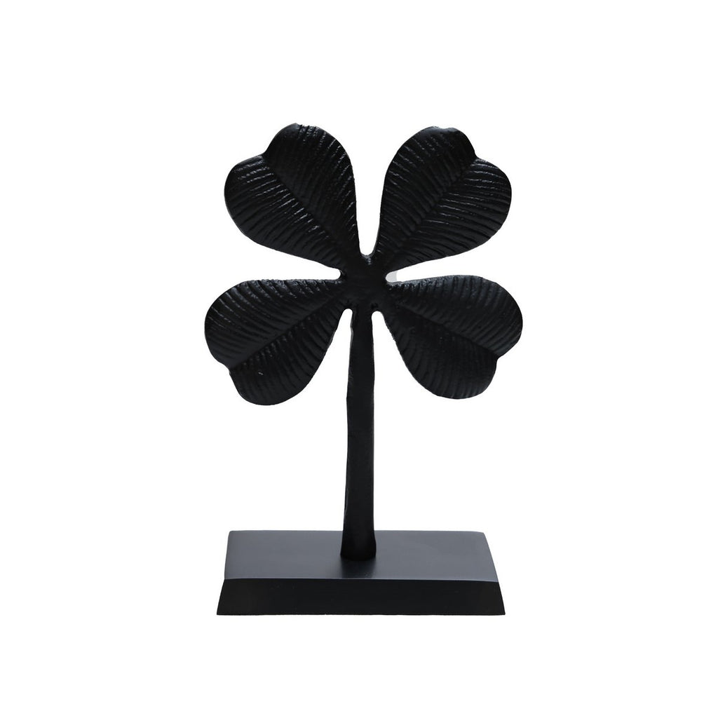 Vase The World Deco Geluk Santa Fe black, metalen woonaccessoire, 23 cm
