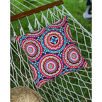 Kleurrijke mandala kussenhoes 45x45 cm, circle colour combination, Urbane Hide