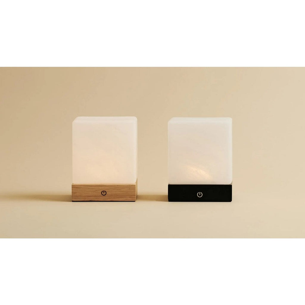 Yce Draadloze Houten Tafellamp Lichtbruin, Dimbaar, USB C