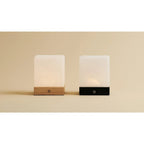Yce Draadloze Houten Tafellamp Lichtbruin, Dimbaar, USB C
