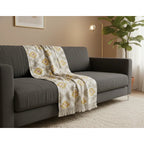 Ethvora plaid 130x170 cm, boho geometrisch patroon met franjes, Urbane Hide
