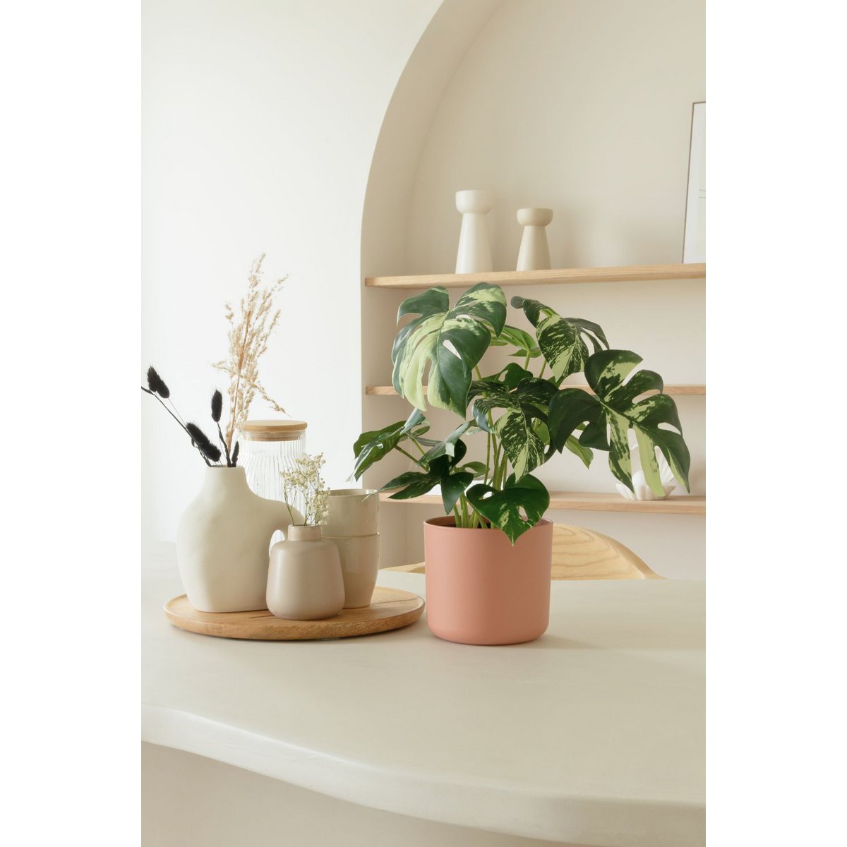 Monstera Kunstplant 40 cm, Groen