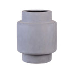 Pot Billund Grey, Fiberstone, 40xH50 cm /of/ 60xH70 cm, Vase The World