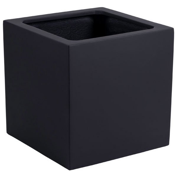 Plantenbak El Salvador Black, L40xB40xH40 cm /of/ L50xB50xH50, Vase The World