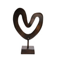 Vase The World ornament Casa Nova bronze, metalen decoratie object, 37 cm