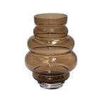 Maputo vaas taupe, mondgeblazen glas, Vase The World