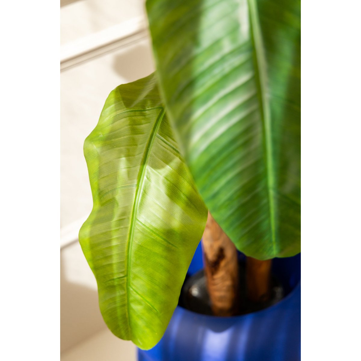 Kunst Bananenplant 150 cm, 2 Stammen, Serie B