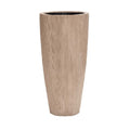 Plantenpot Java Stripe Beige, Hoog Model, Ø38 x H80 cm /of/ Ø47 x H100 cm, Vase The World