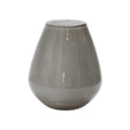 Tasman Elite vaas S, H20 cm Ø18 cm, grijs glas met luchtbellen, Vase The World