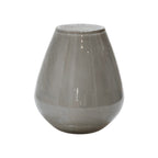 Tasman Elite vaas S, H20 cm Ø18 cm, grijs glas met luchtbellen, Vase The World