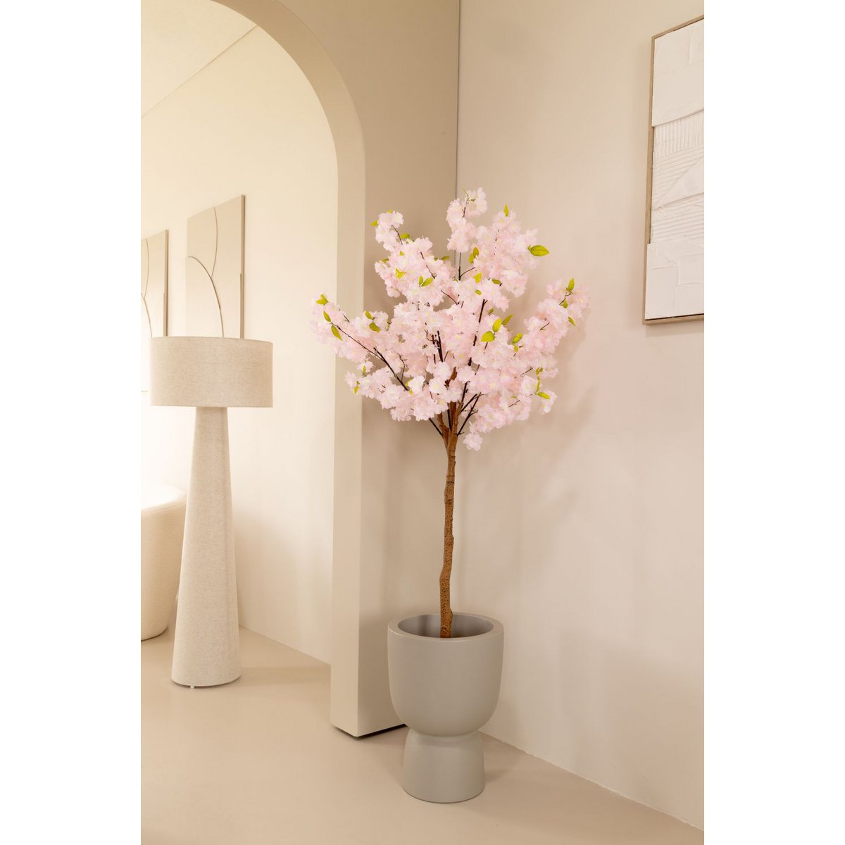 Kunst Kersenbloesem 150 cm, Roze