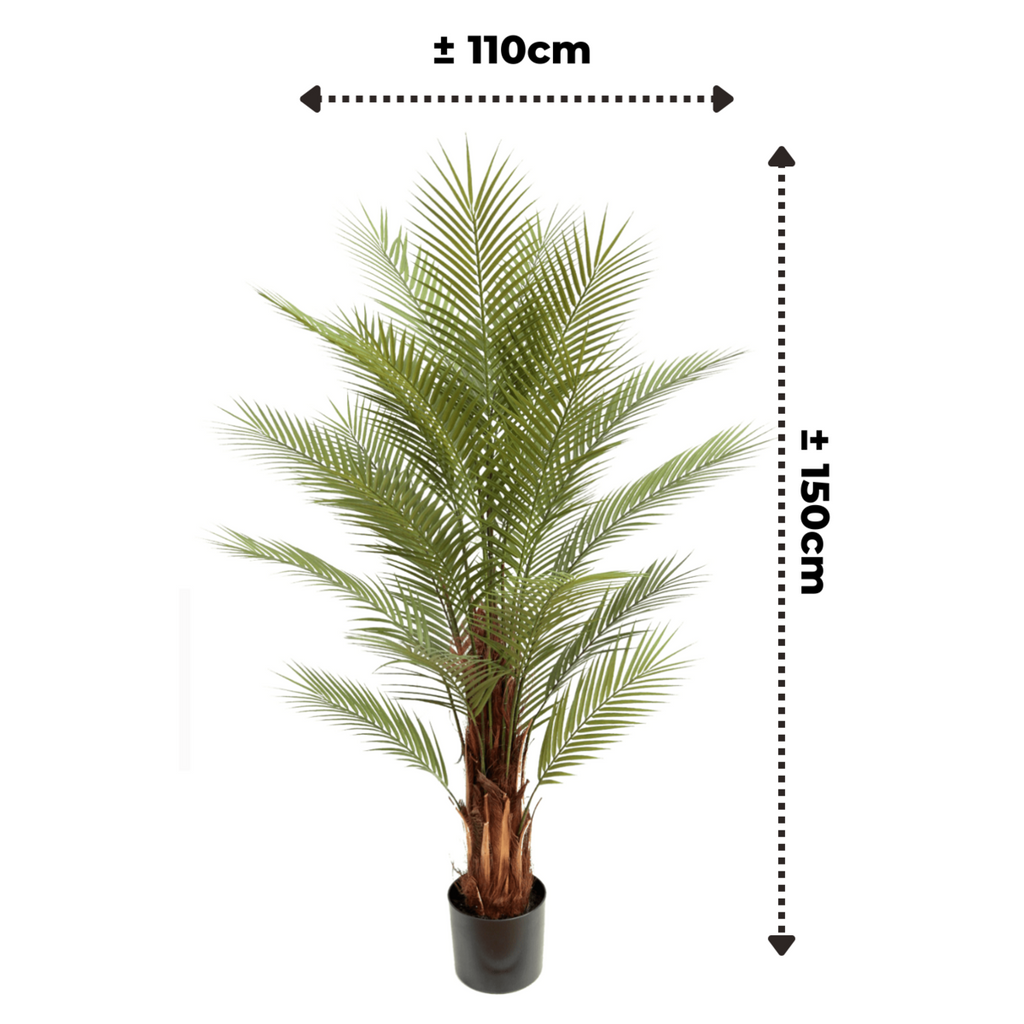 Kunstpalm 150 cm, Groen (24 Bladeren)