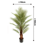 Kunstpalm 150 cm, Groen (24 Bladeren)